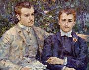 Portrait of Charles and Georges Durand Ruel, Auguste renoir